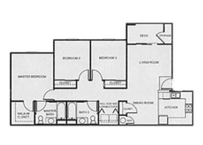 3x2 Market floor plan at Aspen Ridge Apartments in Albuquerque, NM